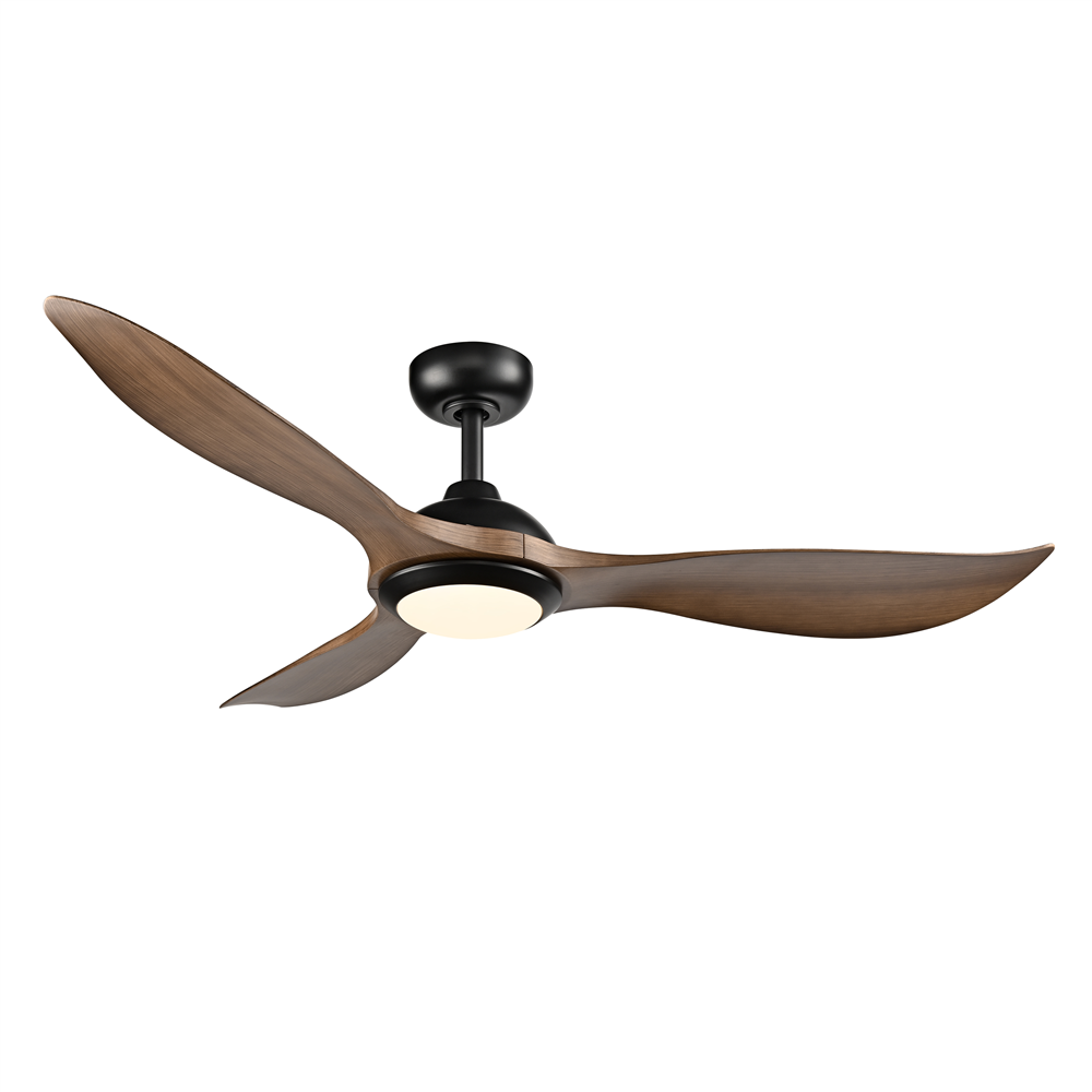 Wynleaf Wood/Black Fan