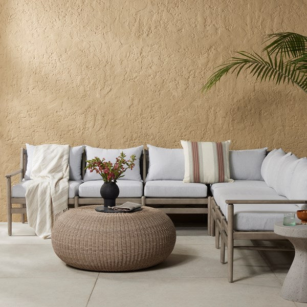 Rosen Outdoor Sectional - Astor Grey