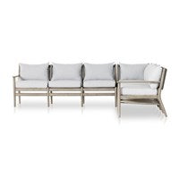 Rosen Outdoor Sectional - Astor Grey