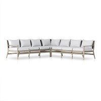 Rosen Outdoor Sectional - Astor Grey