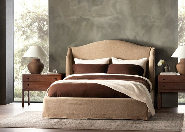 Meryl Slipcover King Bed