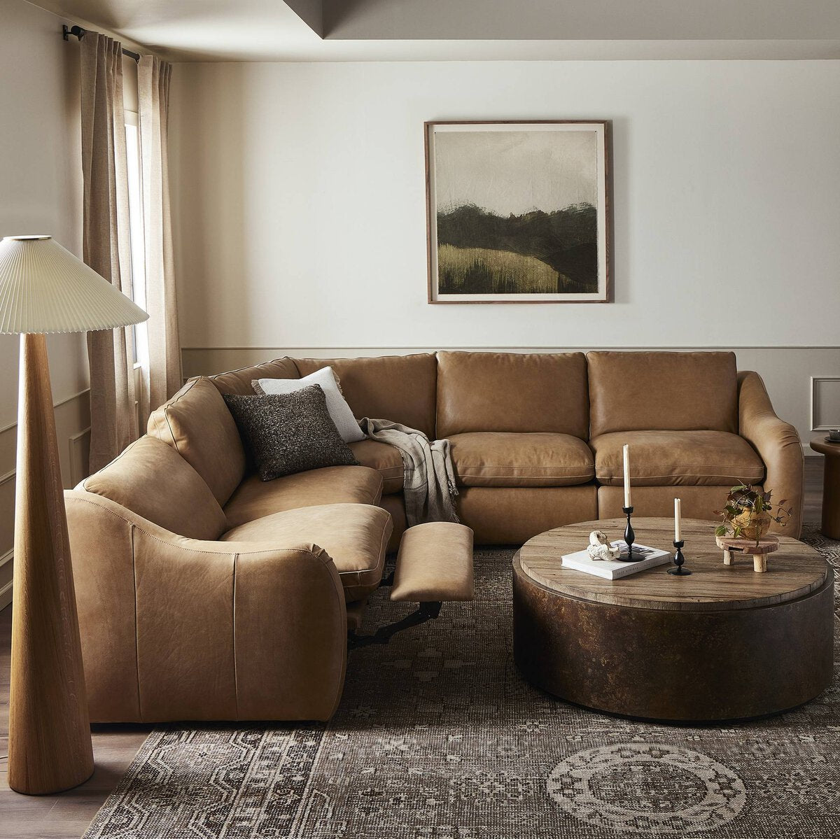 Crawford Power Recliner Sectional