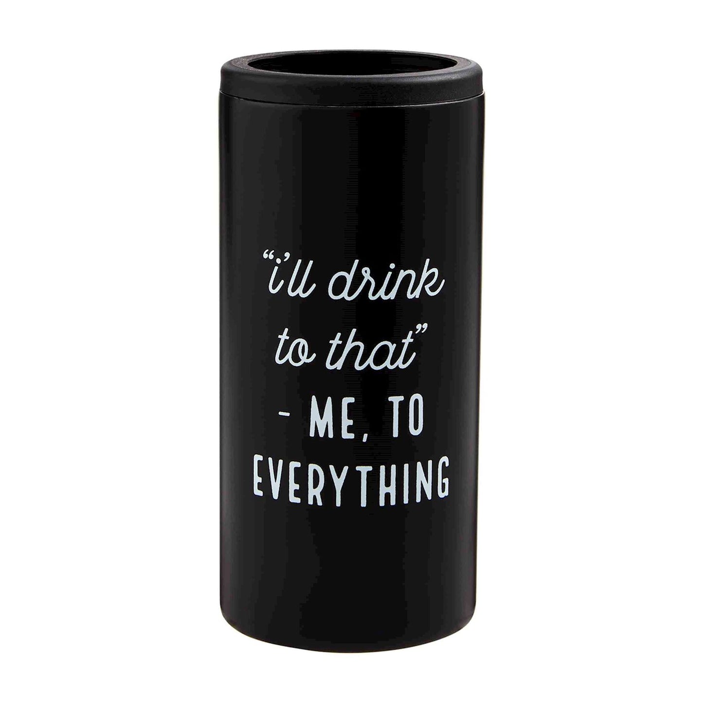 Black Seltzer Can Cooler