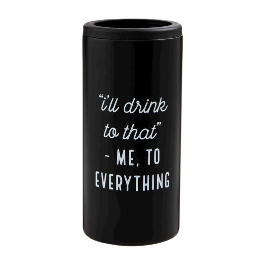 Black Seltzer Can Cooler