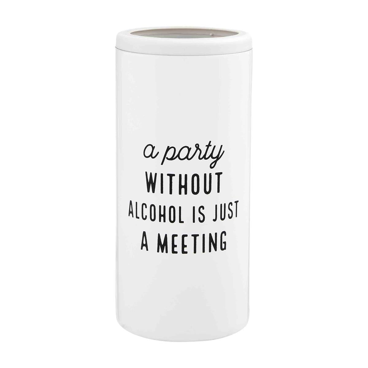 White Seltzer Can Cooler