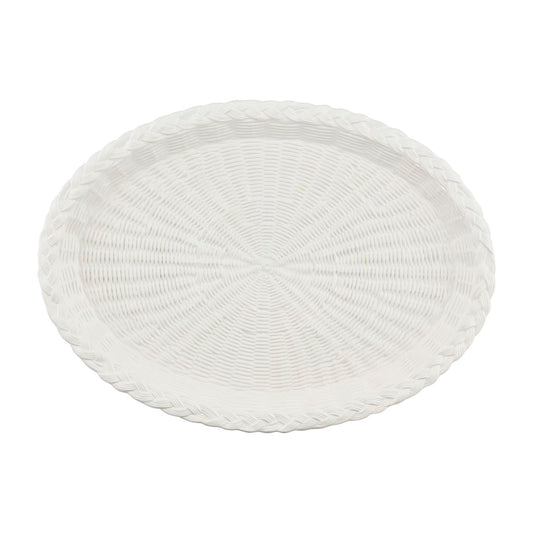 Woven Stoneware Platter