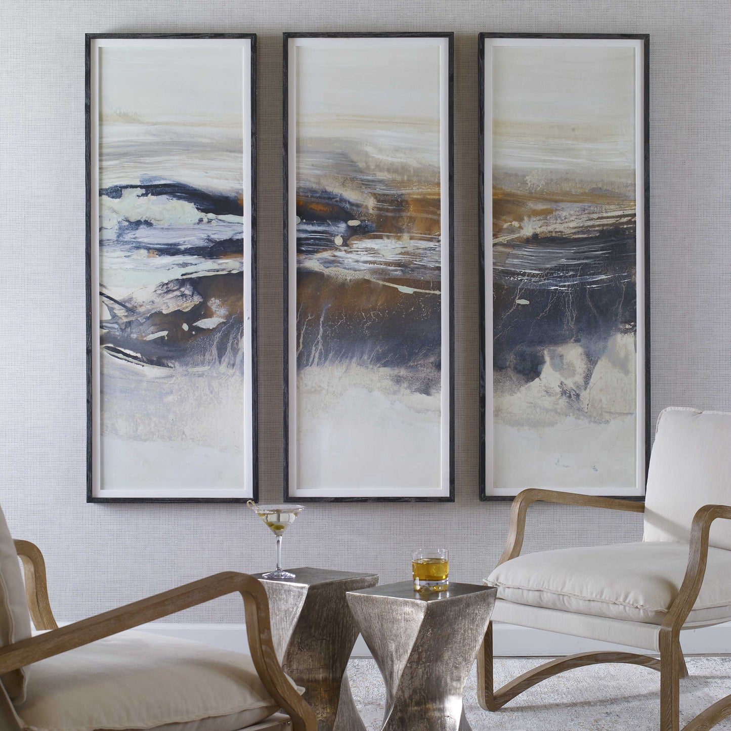Graphite Artwork-Set of 3