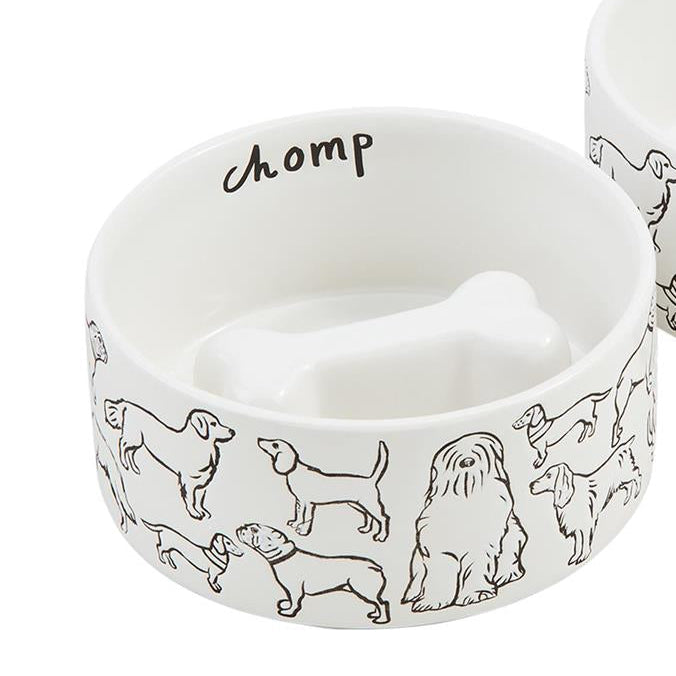 Dog food bowl
