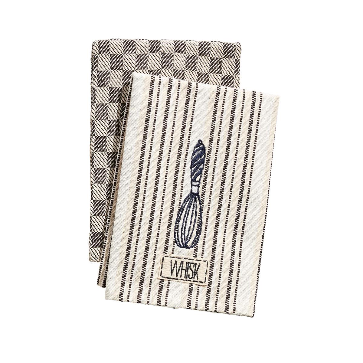 Serve Embroidered Utensil Towel Set