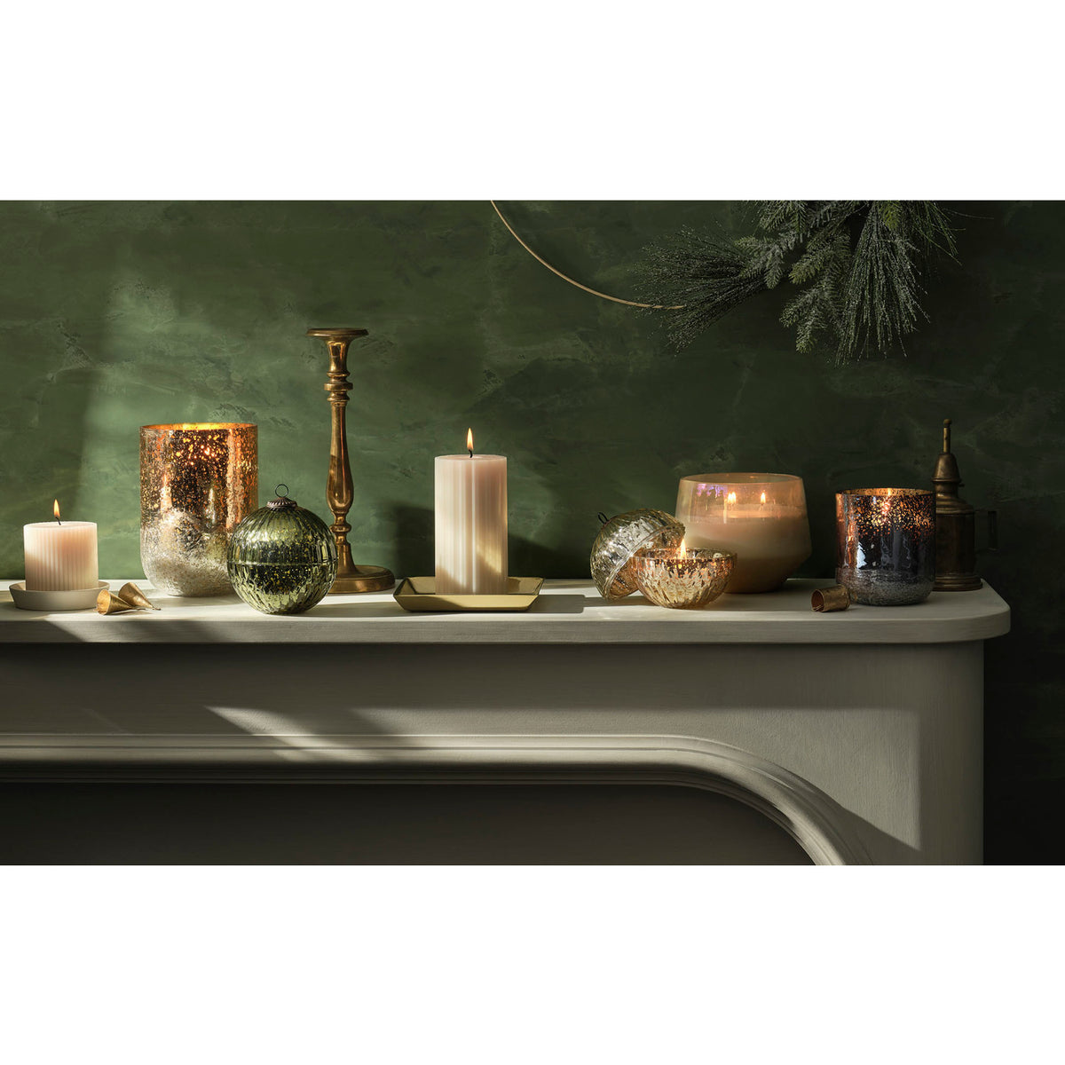 Winter White Large Baltic Glass