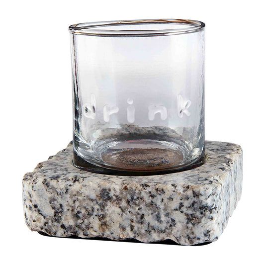 Gray Dof Glass & Chilling Stone Set