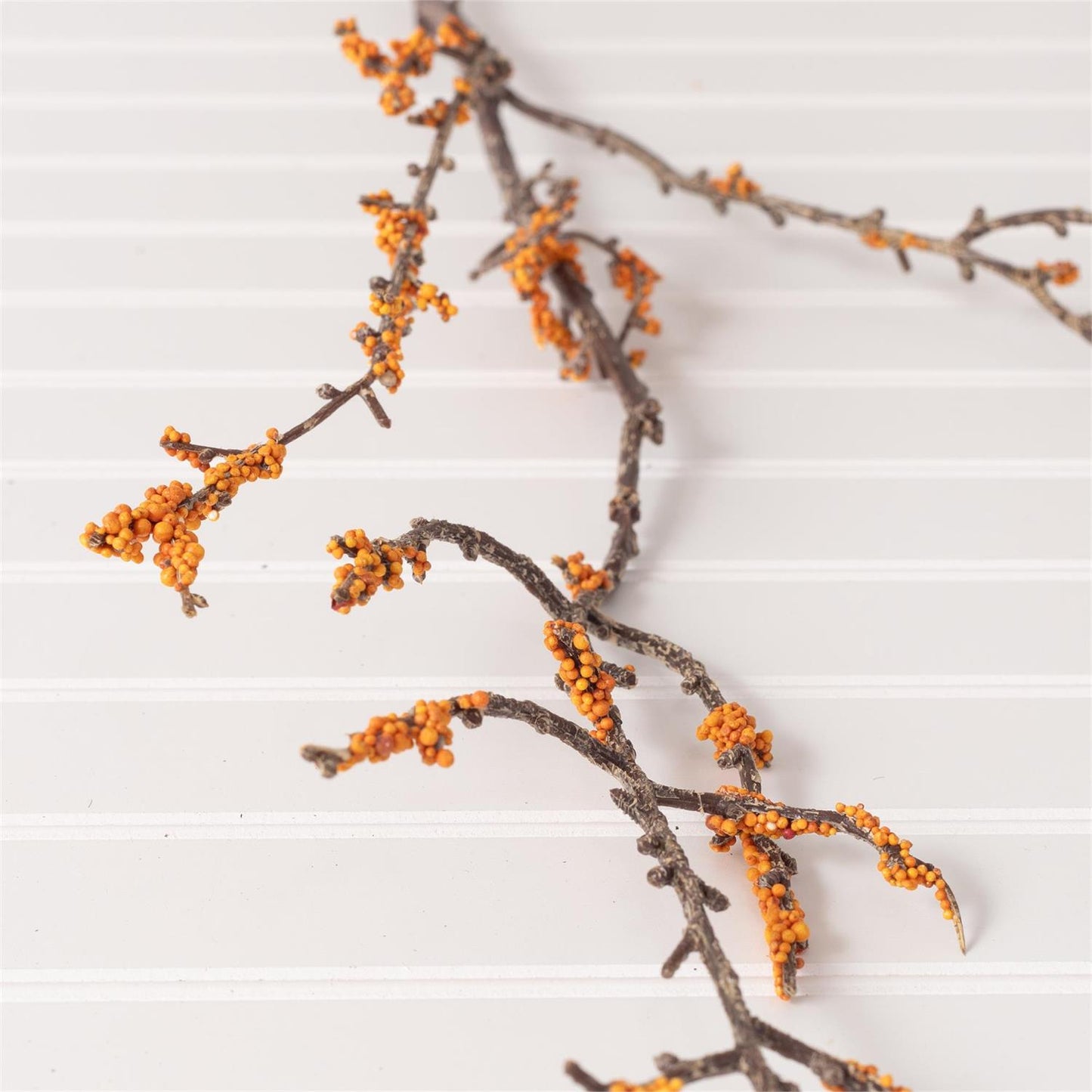 Spray-Mini Cluster Orange Berries