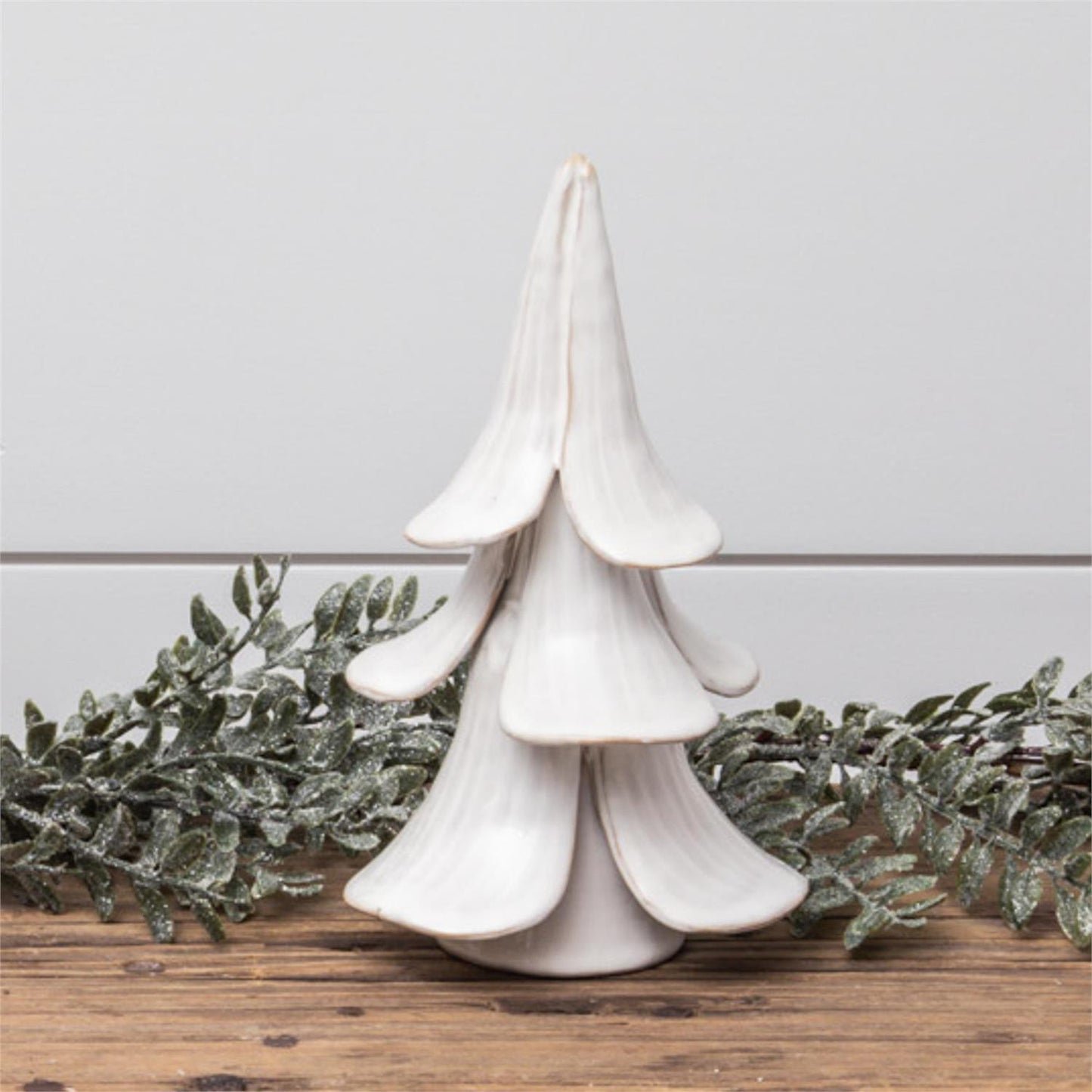 White Stoneware Tree Small