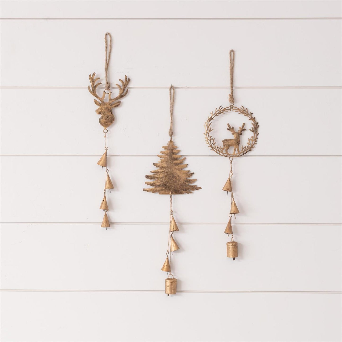 Gold Metal Bell Clusters