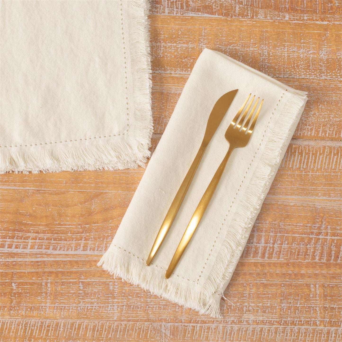 Napkin - Stonewashed Linen Blend, Cream