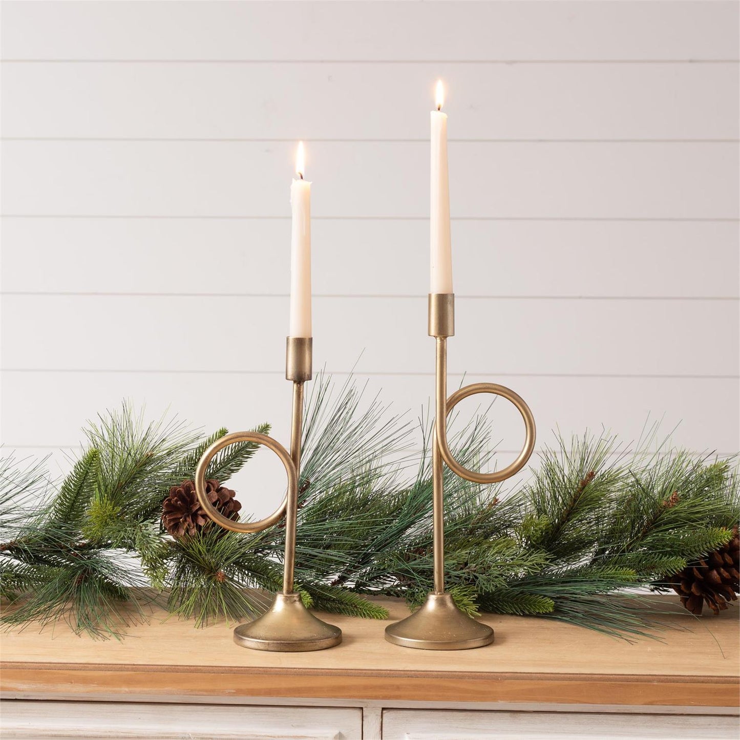 Trumpet Candle Holder