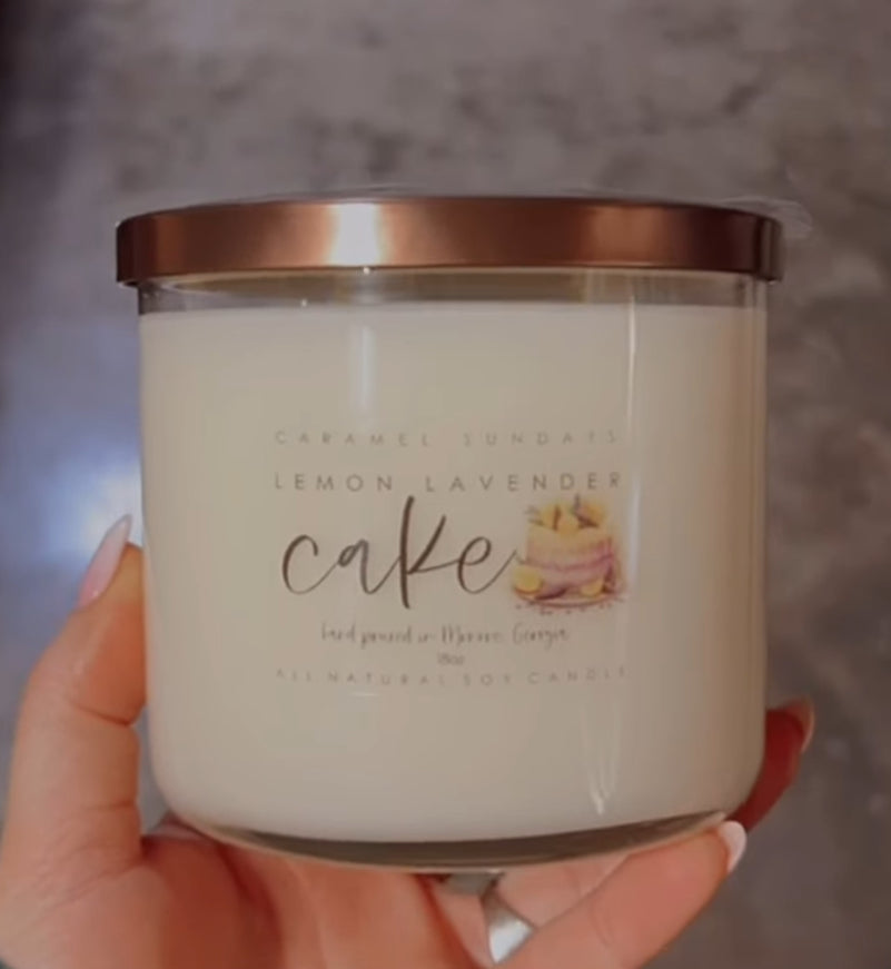 22 oz Lemon Lavender Cake