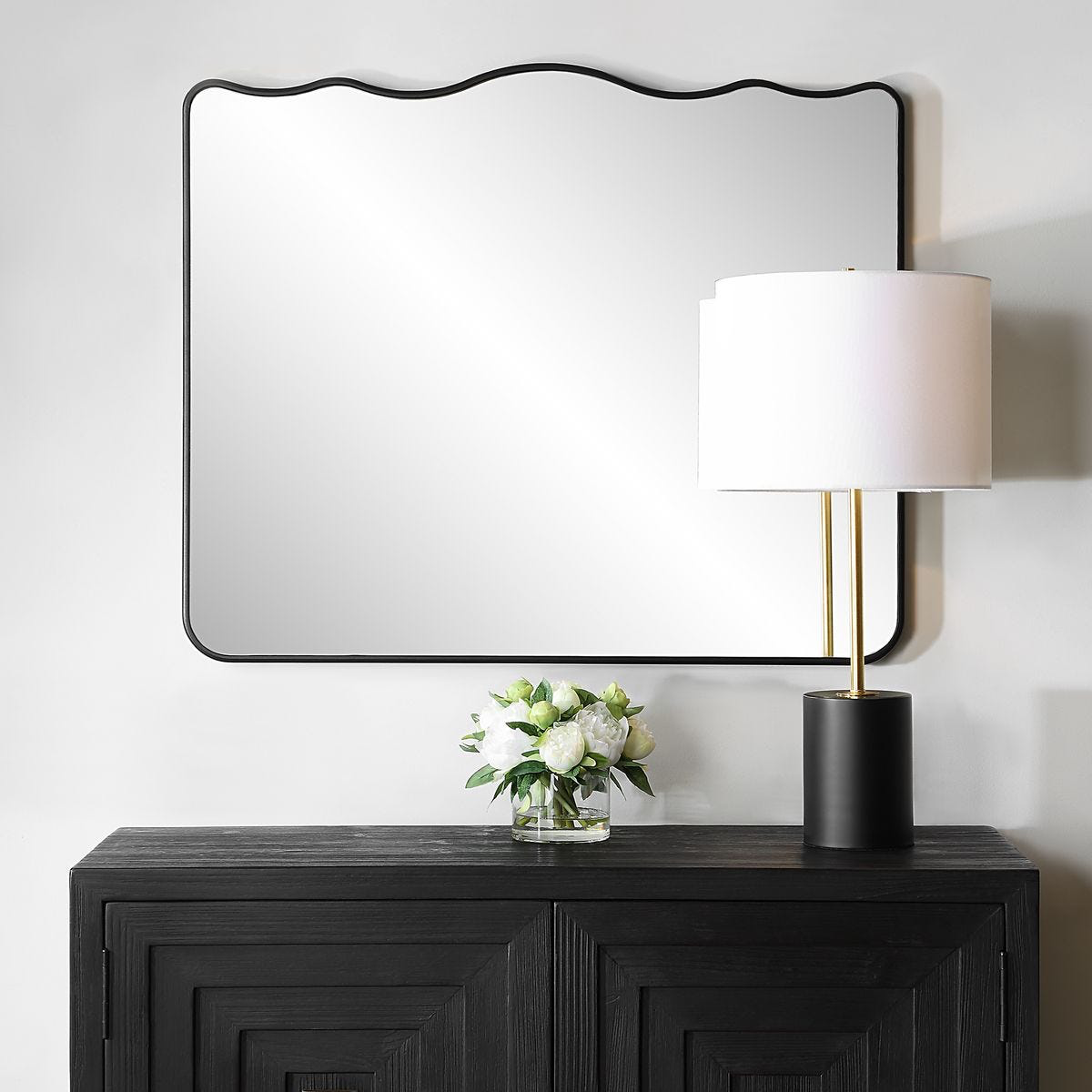 Scalloped Black Mirror