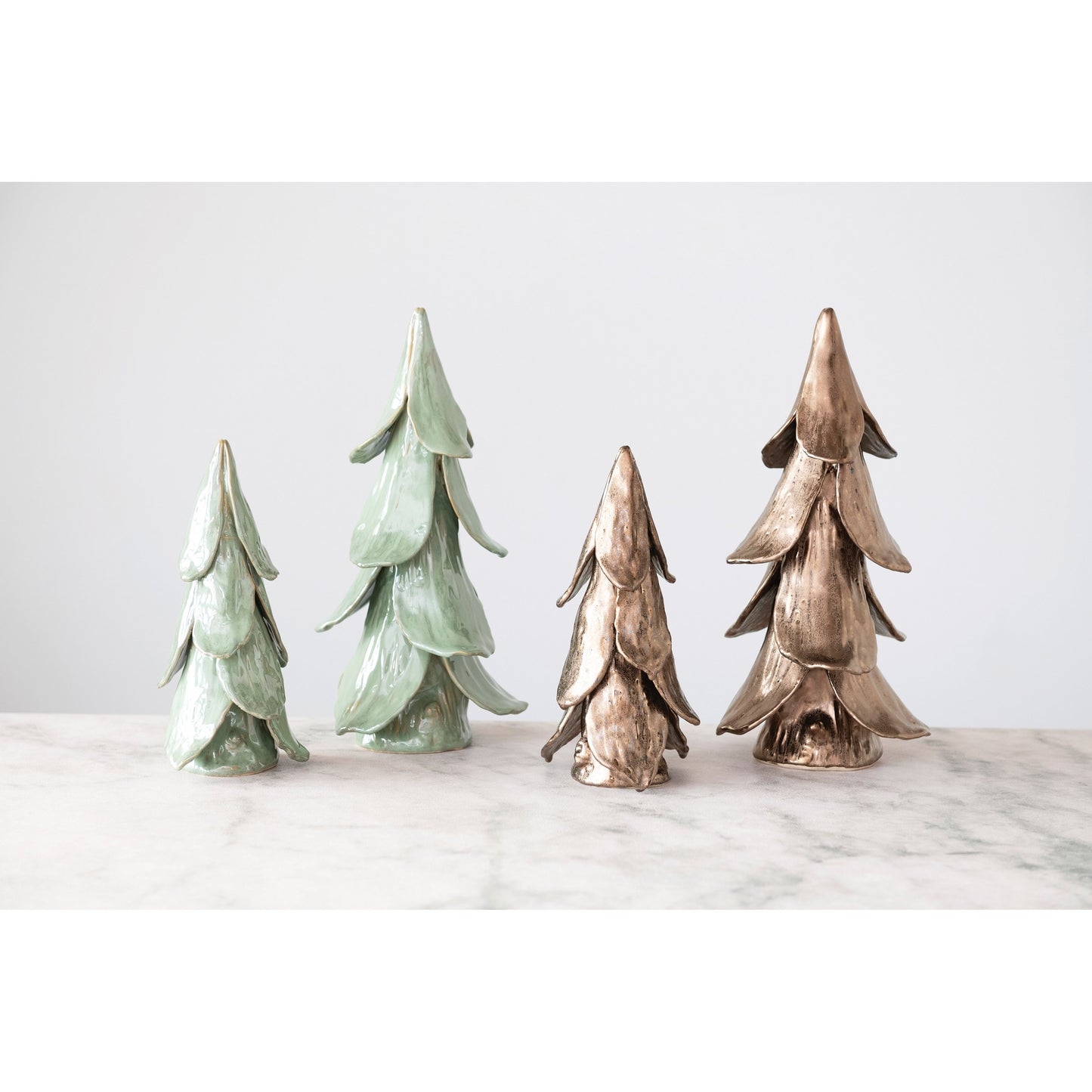Stoneware Glazed Trees