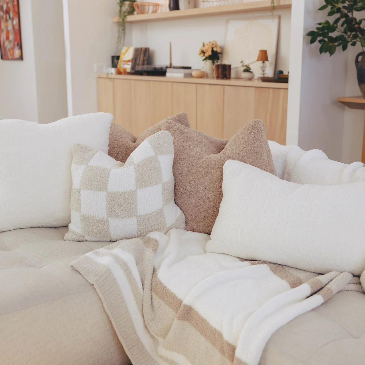 Multi Striped Throw