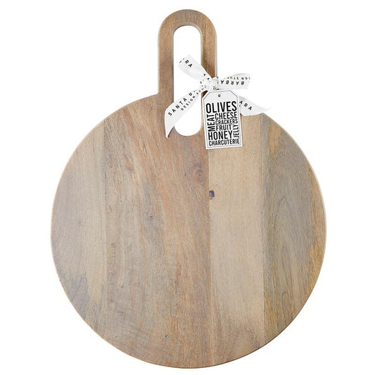 Large Round Board with Grey Finish