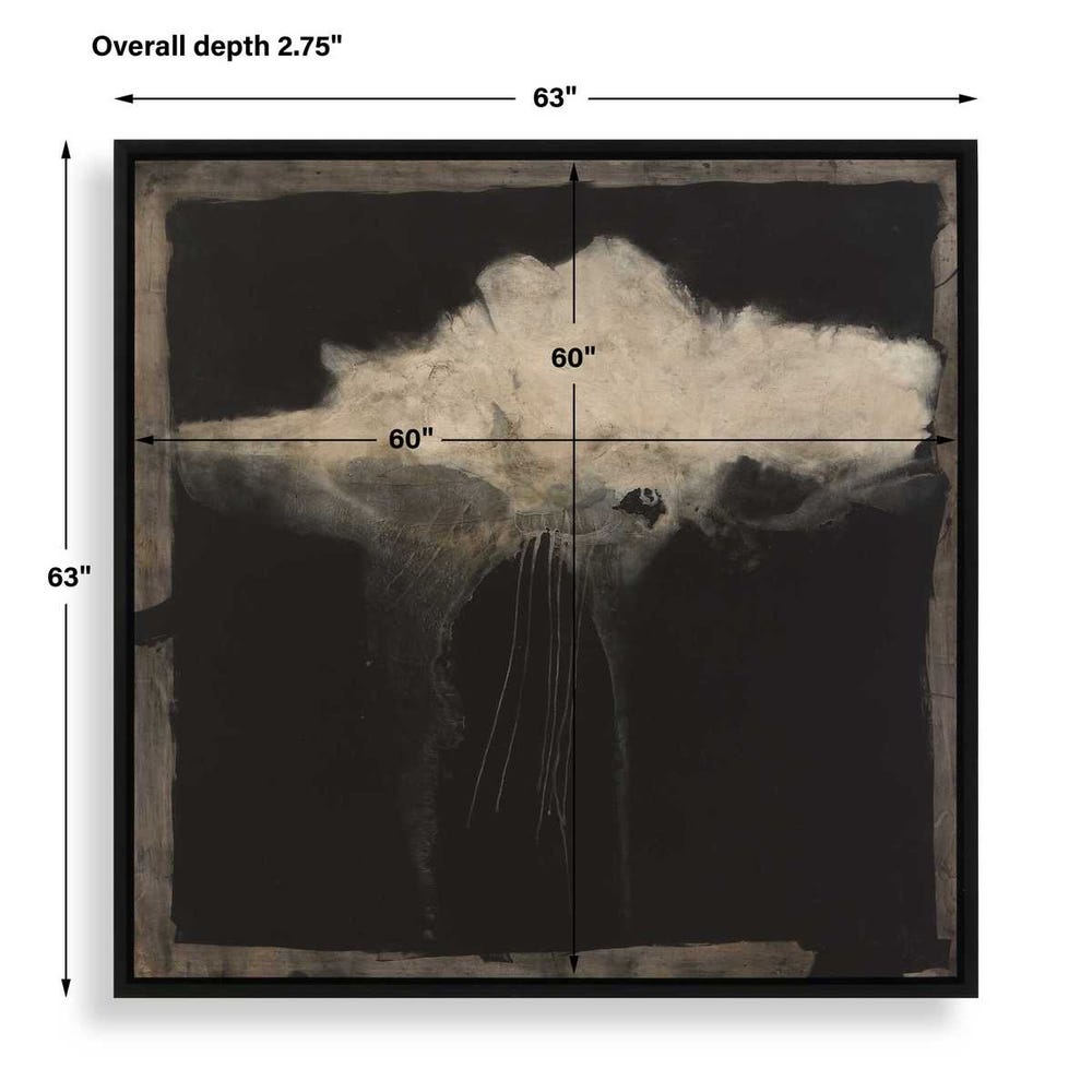 Midnight Cloud Framed Canvas