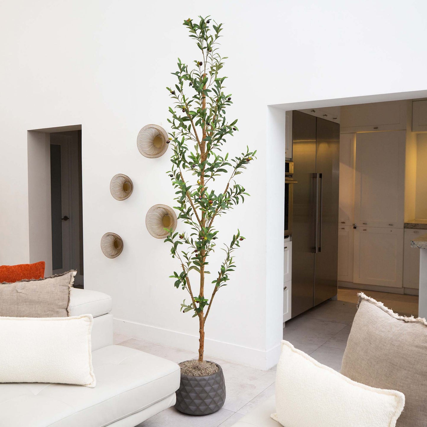 8' Artificial Olive Tree