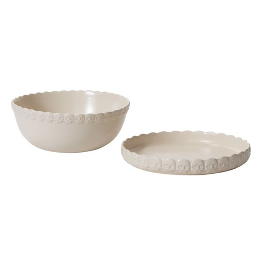 White Skull Bowl or Tray Collection