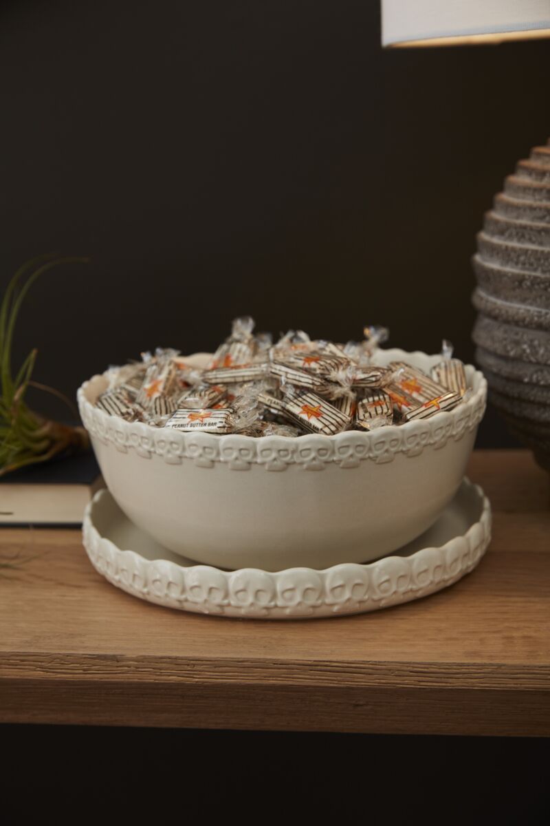 White Skull Bowl or Tray Collection