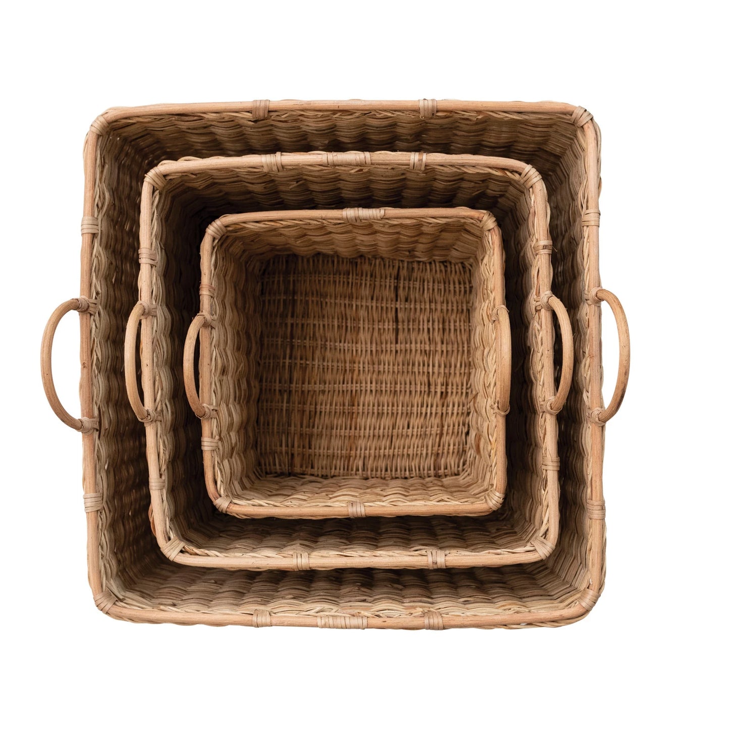 Rattan Baskets w/ Handles
