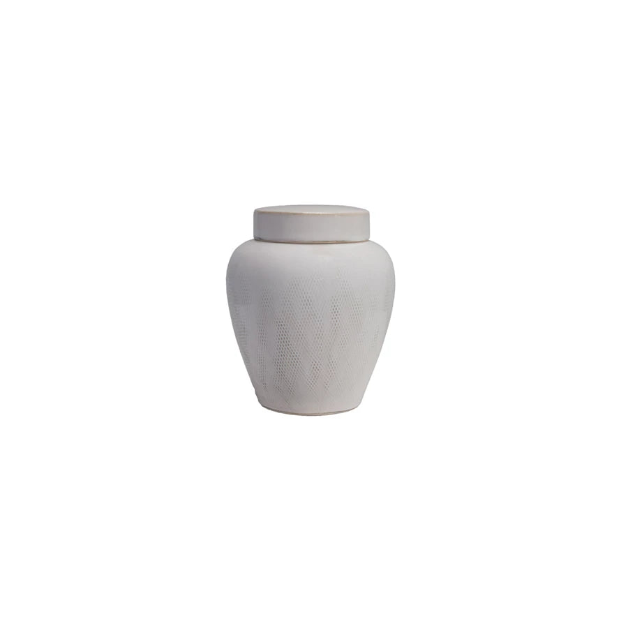 Stoneware Ginger Jar