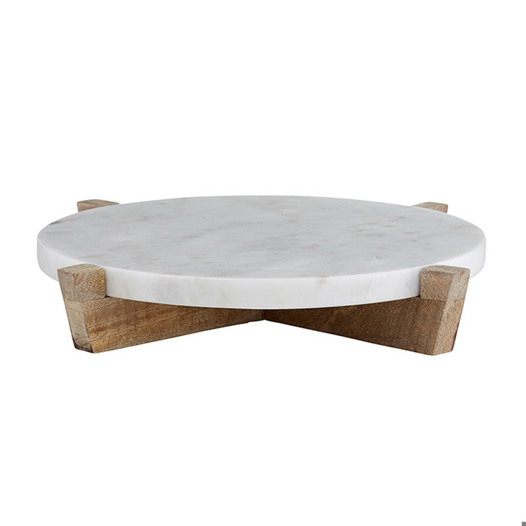 11" Marble Tray and Stand