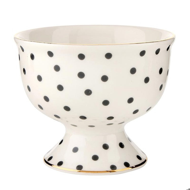 Crmc Ice Cream Bwl - Dots