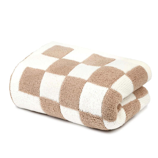 Teddy Checkered Throw