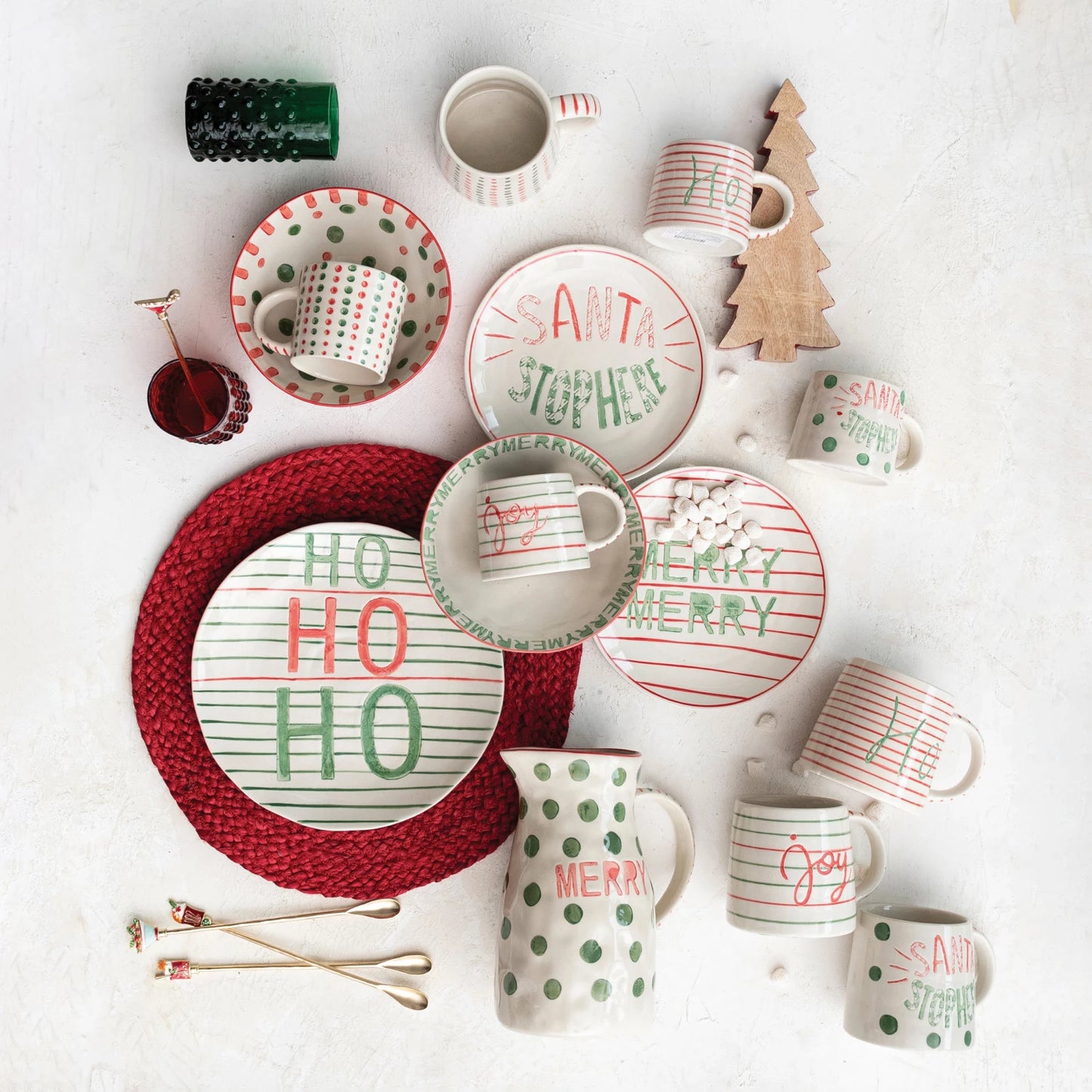 Stoneware Plate-Holiday