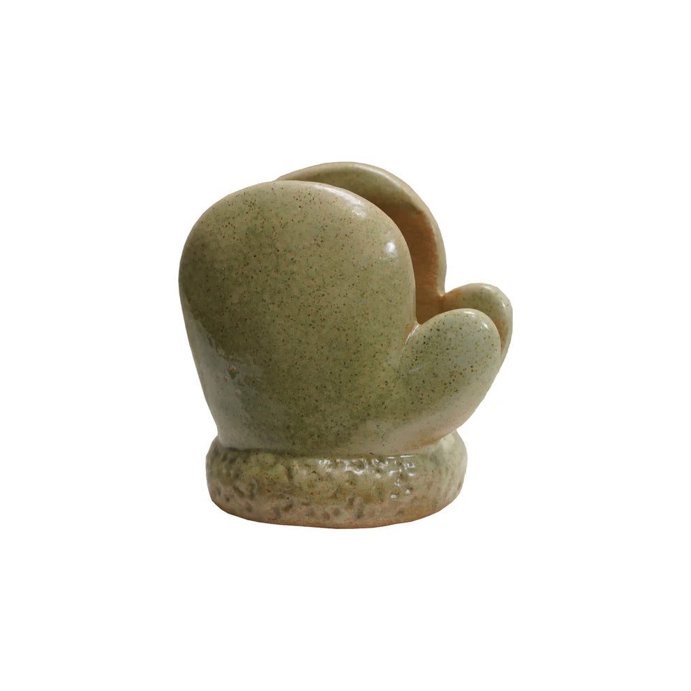 Green Mitten Sponge Holder