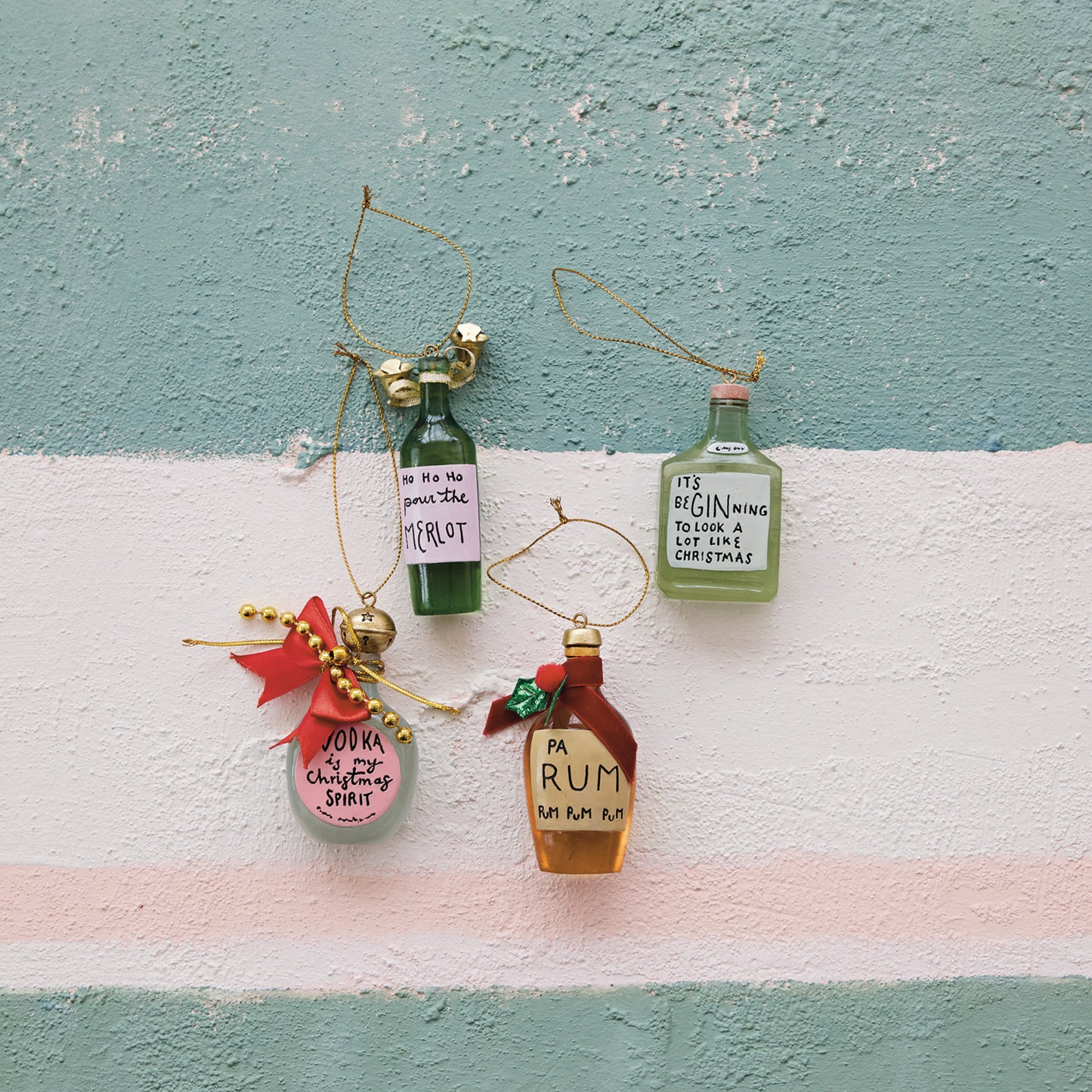 Resin Bottle Ornament