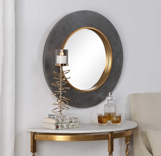 Saul Round Mirror