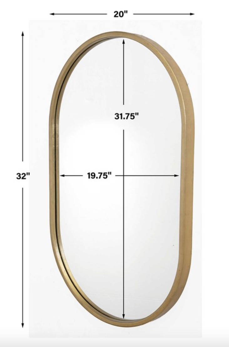 Varina Oval Mirror