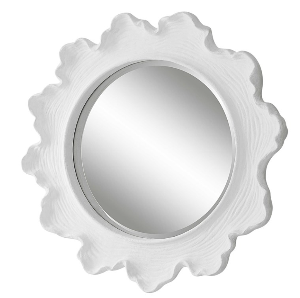Sea Coral Round Mirror
