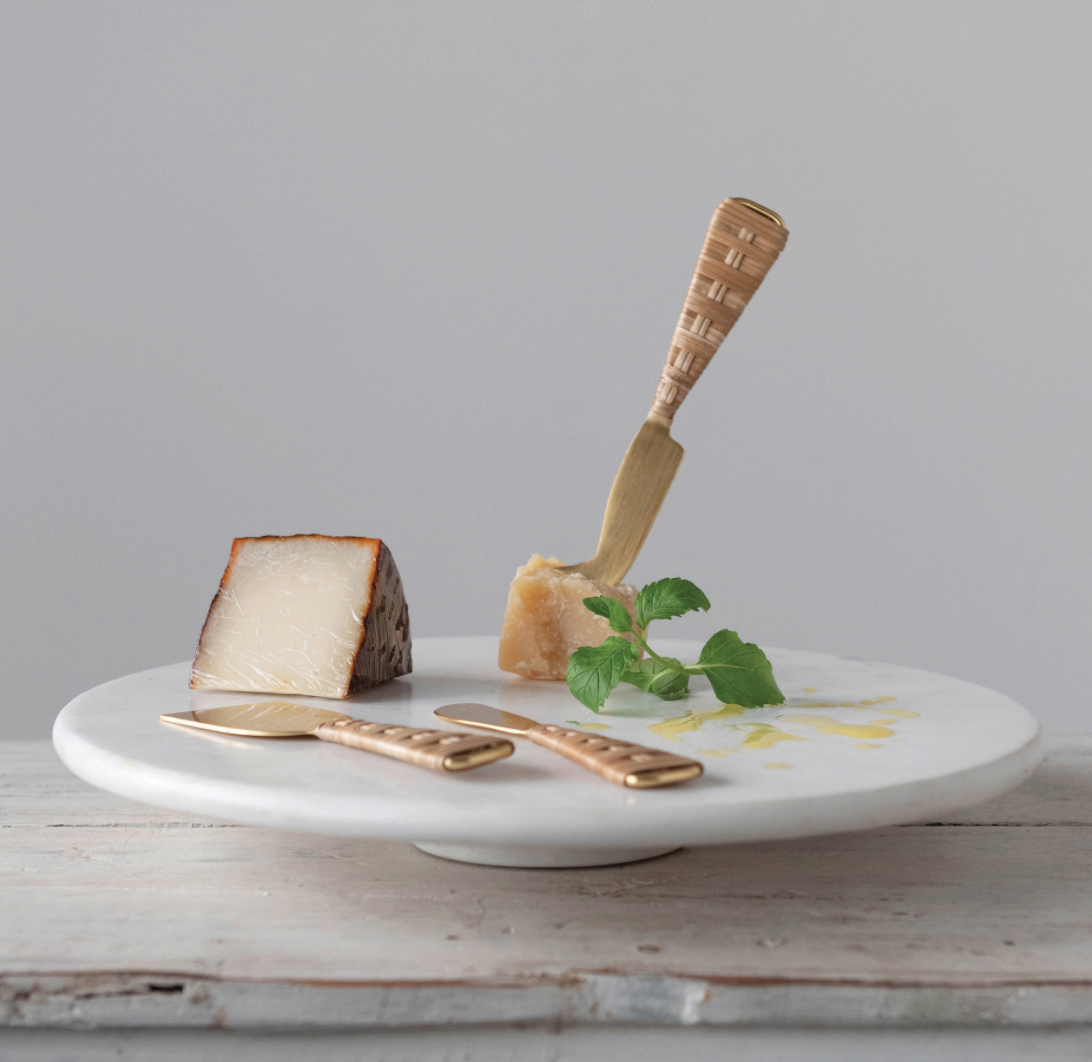 Cheese Knives w/ Wrapped Handles