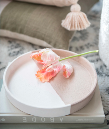 Two-Tone Stoneware Tray