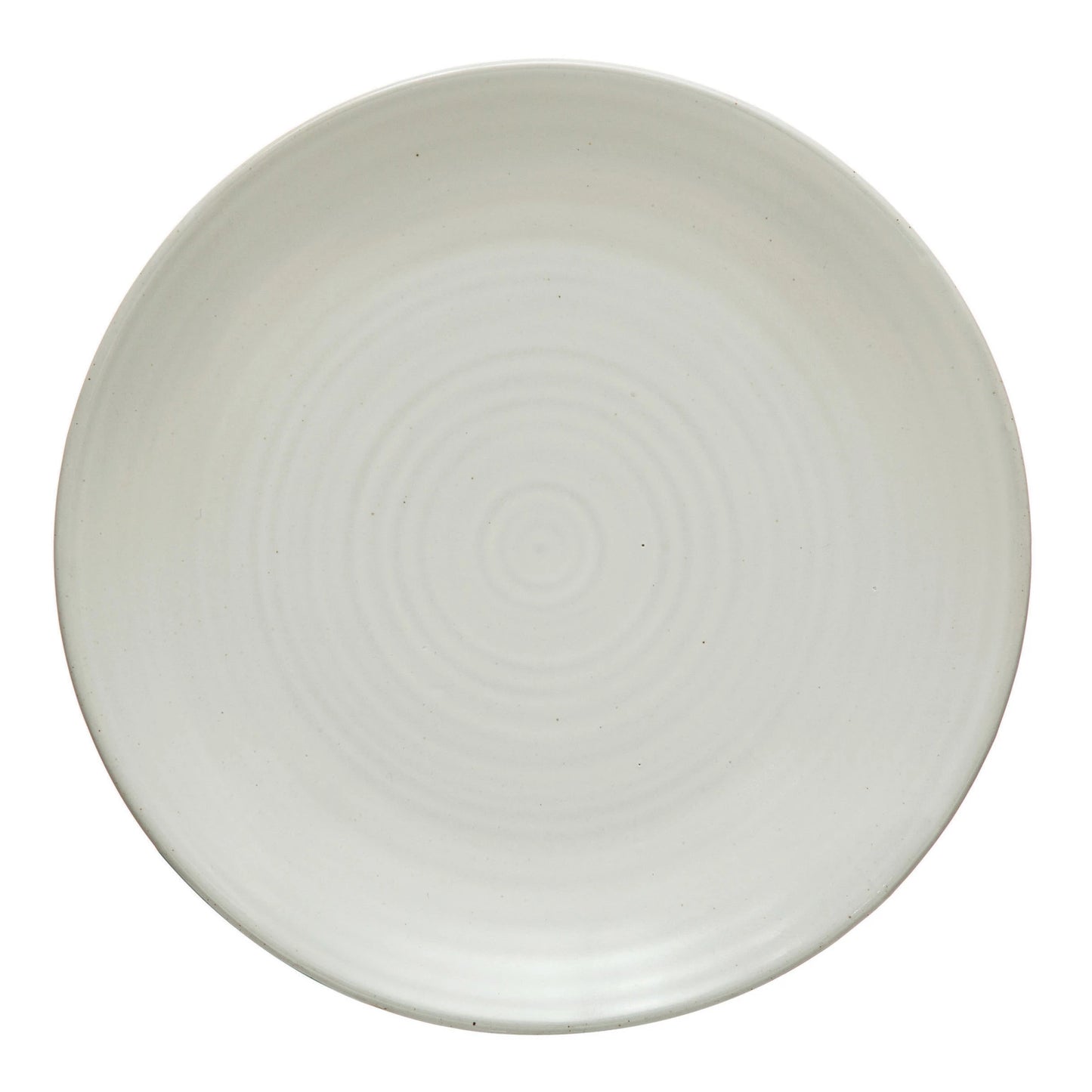 Stoneware Plate with Glaze