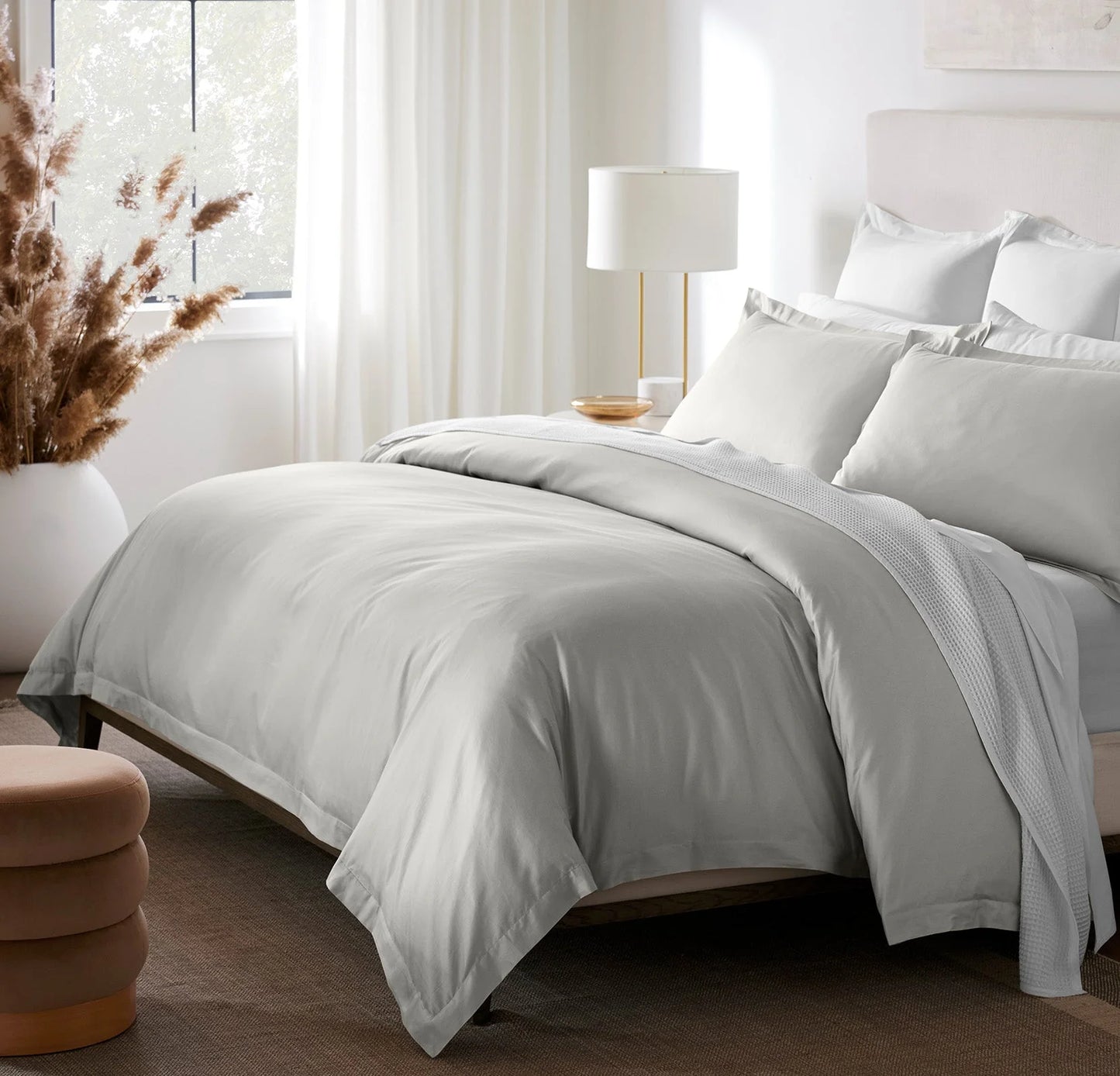 Percale Hemmed Duvet Set