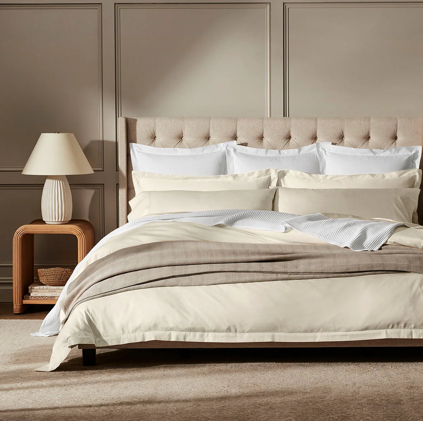 Percale Hemmed Duvet Set