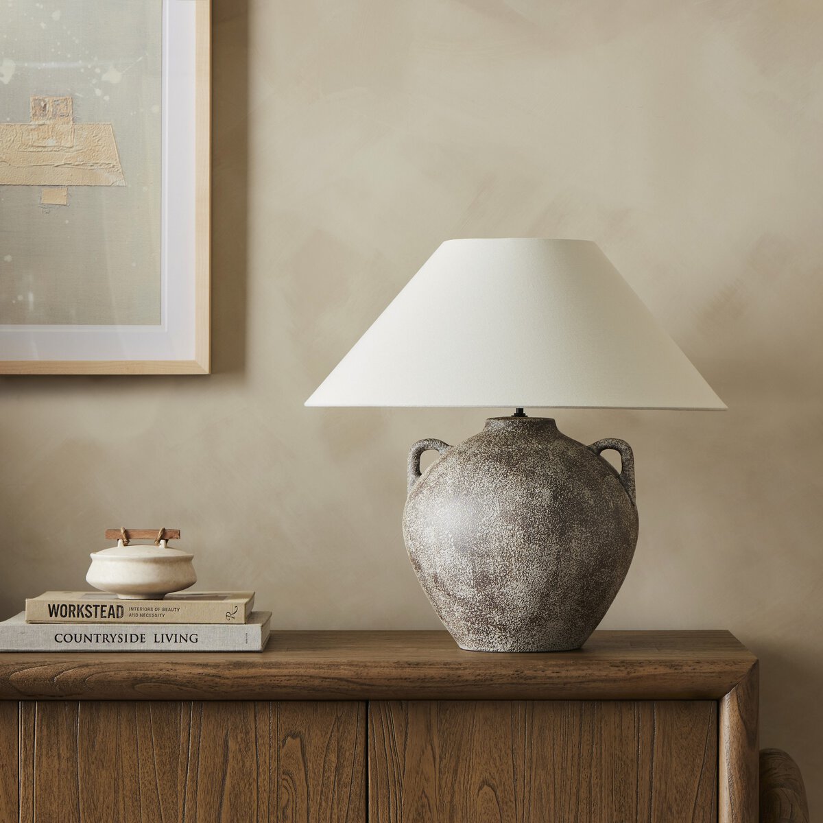 Mays Table Lamp | Vintage Brown