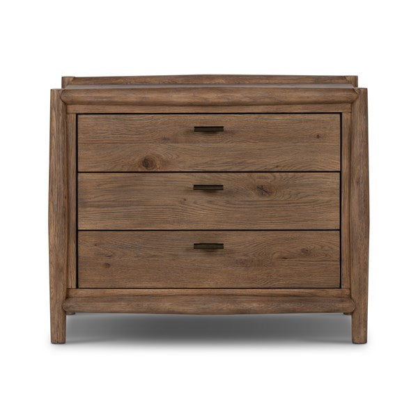 Glenview Nightstand Weathered Oak