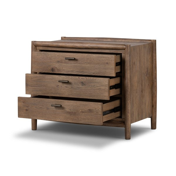 Glenview Nightstand Weathered Oak