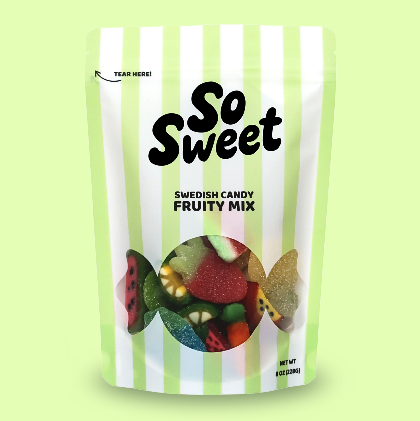 Swedish Candy Fruity Mix (8 oz)