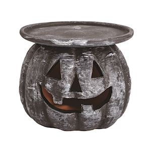 Smoked Pumpkin Candle Holder